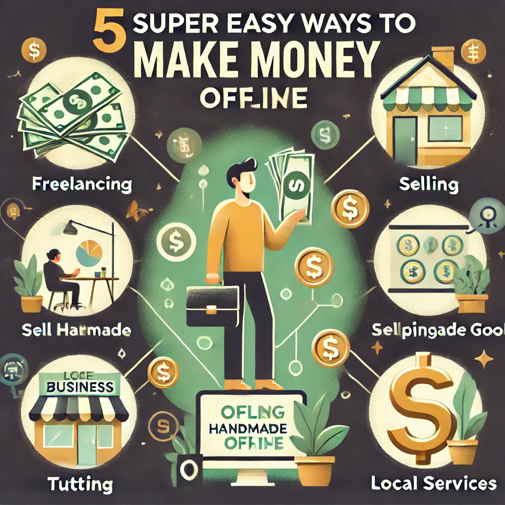 5 Super Easy Ways To Make Money Offline