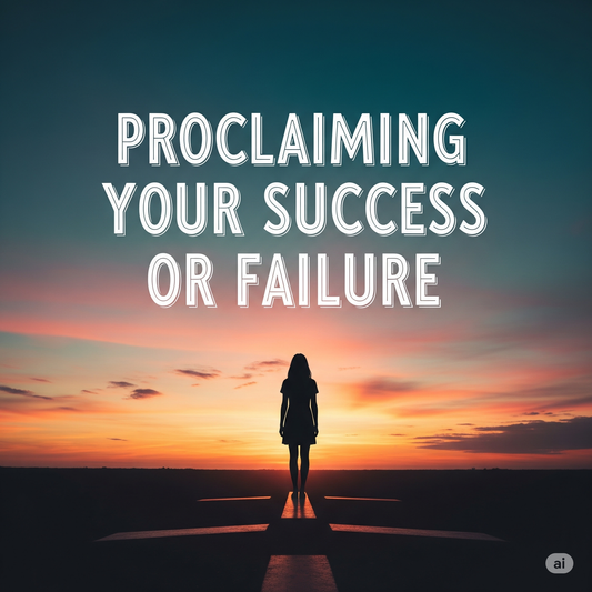 PROCLAIMING YOUR SUCCESS OR FAILURE