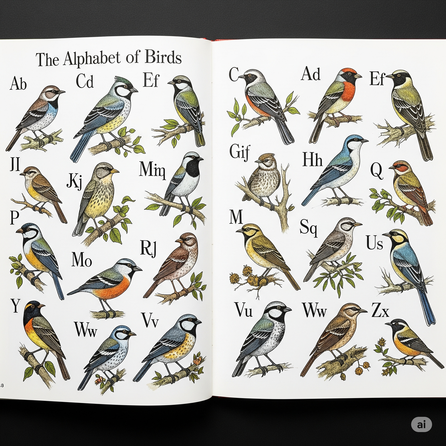 THE ALPHABET OF BIRDS