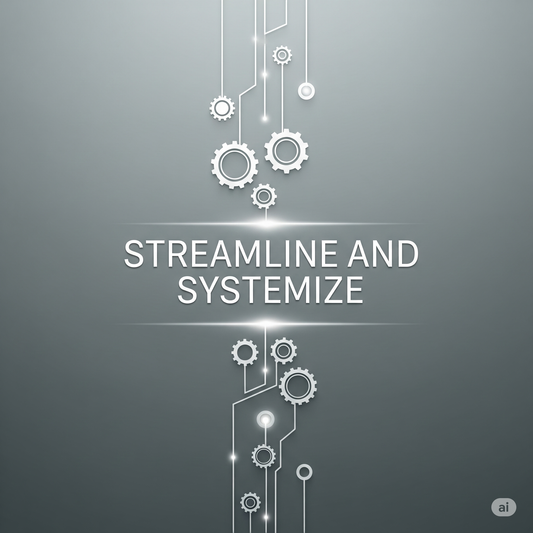 STREAMLINE AND SYSTEMIZE