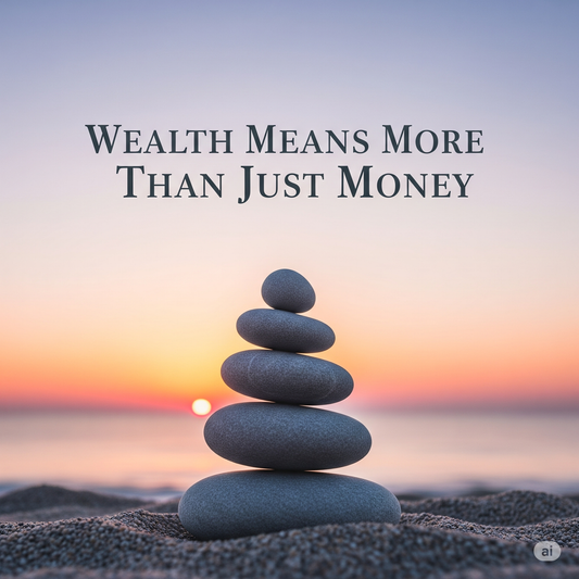 WEALTH MEANS MONE THAN JUST MONEY