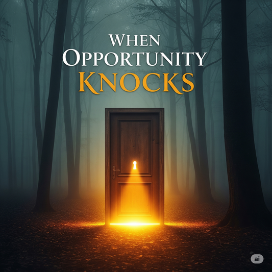 WHEN OPPORTUNITY KNOCKS